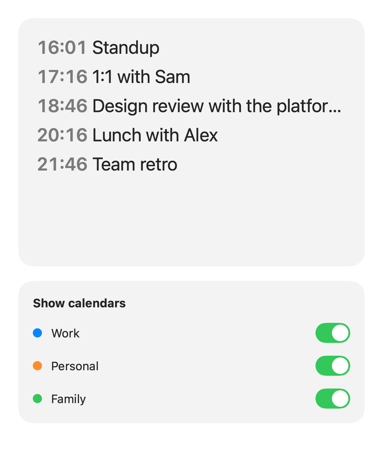 Mac app screenshot